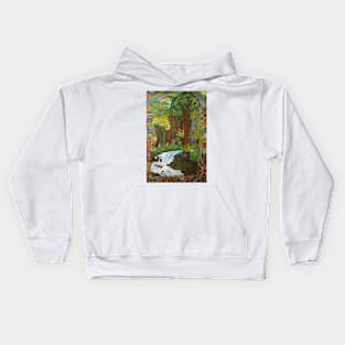 Rainforest - vivid Kids Hoodie